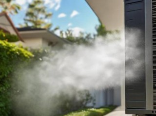 日江空调总部客服点教大家￥空调使用时为什么会冒白雾？