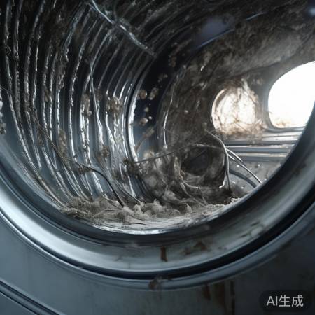洗衣机内部污垢多