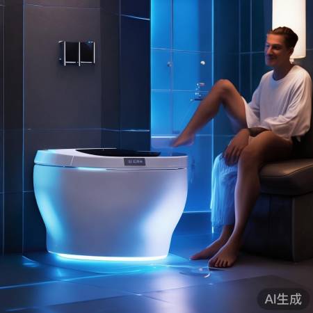 智能马桶，自动冲洗烘干
