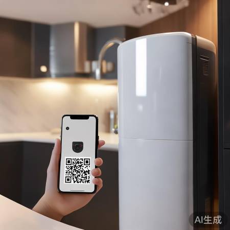 扫描热水器二维码/输入ID密码