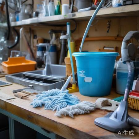 清洁工具准备就绪