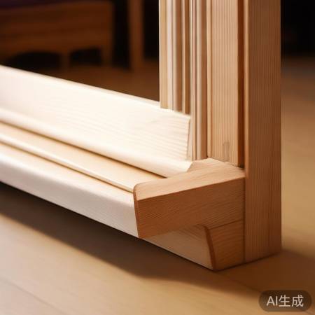 门框厚度适中，轻巧稳定