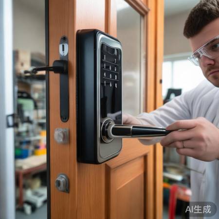 购买正规磁铁锁，安装简单易行