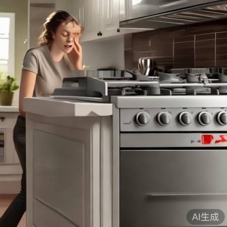 燃气灶电池耗尽，安全隐患大。