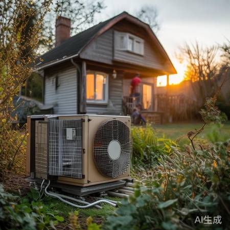 自制空气能暖气，环保但成本高