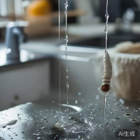 洗衣机抽水管损坏，停机检查