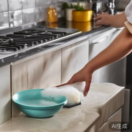 清洁遮挡板，勿用力，热水泡油渍