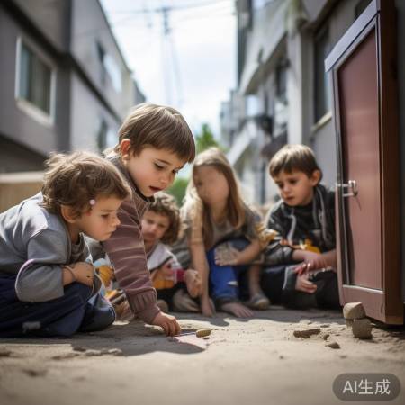 小区孩子安全警钟