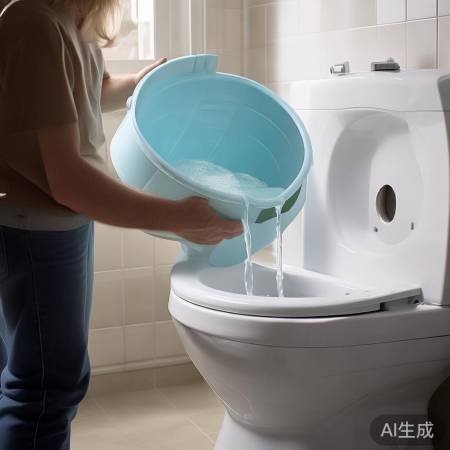 测试马桶冲水量合适否