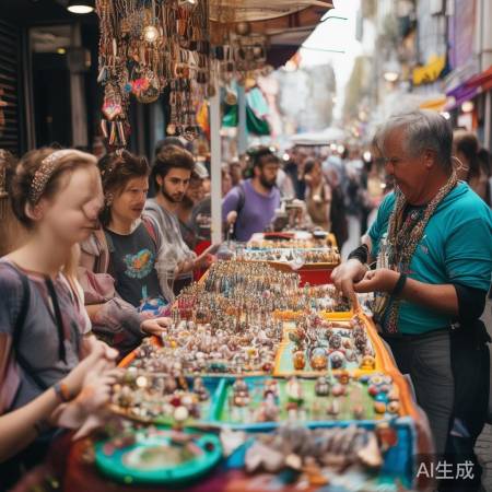 汤姆摊位：迎合人群喜好