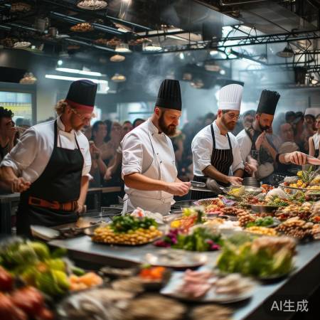 “广东美食大师同台竞技”