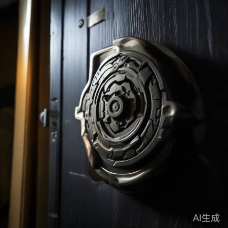 凸起设计防撬锁