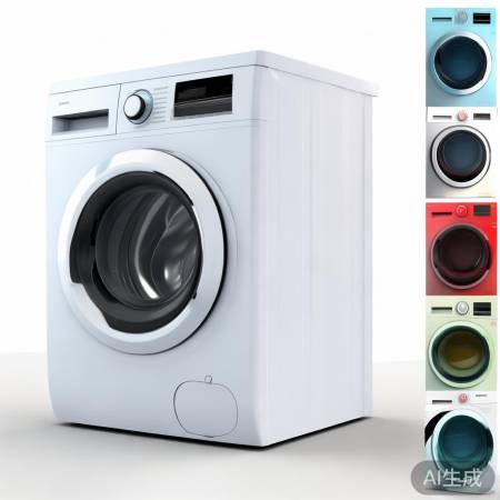 洗衣机外观颜色多选