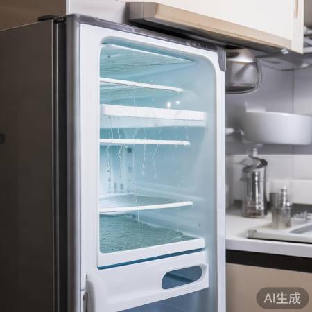 冰箱上层常积水，温差是主因。