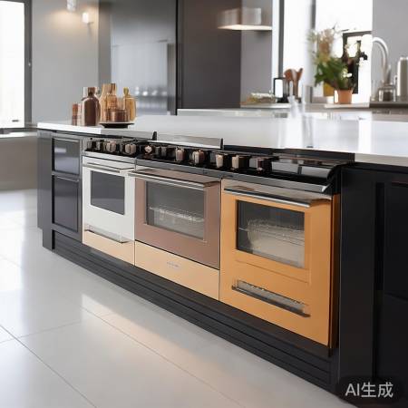 时尚集成灶，百搭厨房美