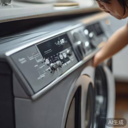检查洗衣机控制面板