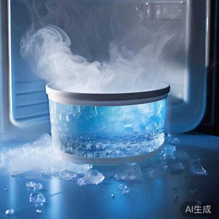 热水加速冰块融化