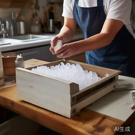 食盐融冰法，轻松除冰
