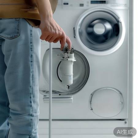 关闭电源，寻排水泵