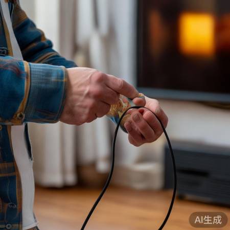 检查电源线，确保电视工作