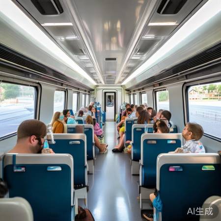 车厢通风遮阳，夏日清凉出行