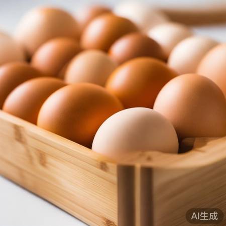 “竹质鸡蛋收纳盒，环保生活气息