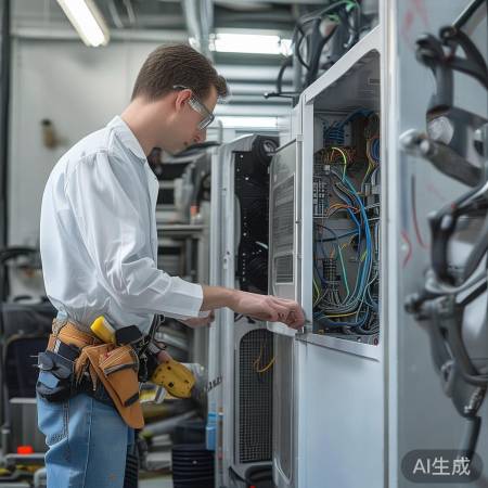 检查空气能热水器电源线