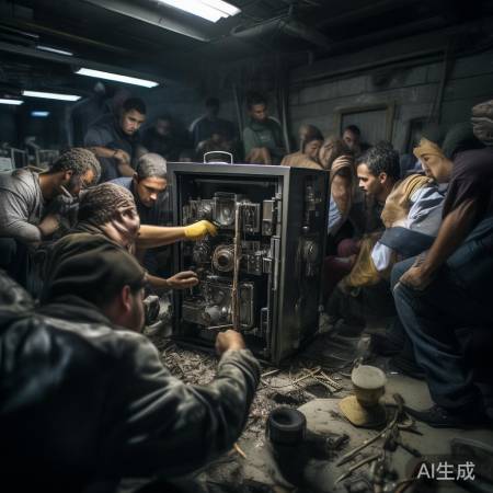 “拆保险柜需多人小心”