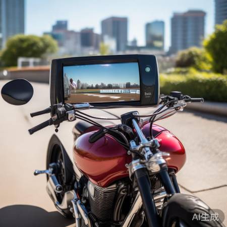 摩托车电视，户外好伴侣