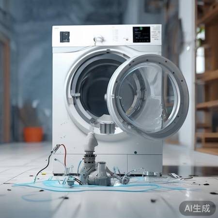 排水泵故障，洗衣机排水难