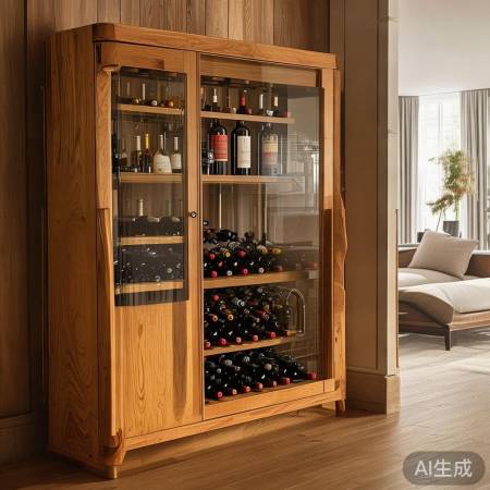酒柜外观与家装风格搭配