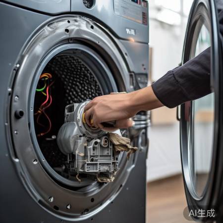 检查电机，排除噪音