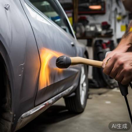 家用热风枪修复小凹陷