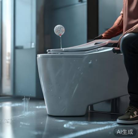 智能马桶冲气球真假疑