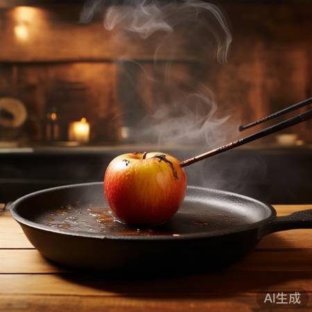 苹果烧软，秋味浓郁