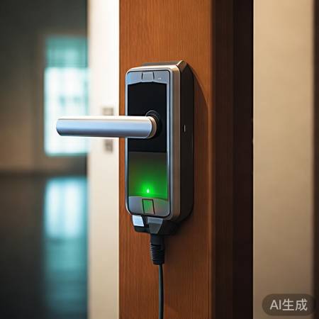 指纹锁通电完成