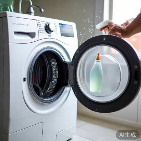 清洁洗衣机,白醋热水除垢