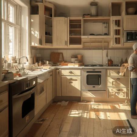 厨房装修顺序灵活，根据实际定。