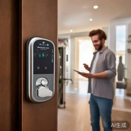 智能锁安装完毕,测试开锁功能