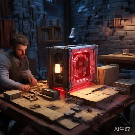 迷你世界简易保险柜制作