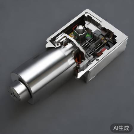门锁主体：不锈钢外壳，电机驱动